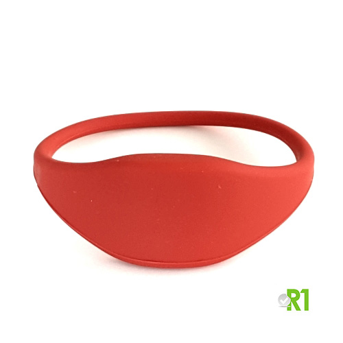 RFTG-BRR: N.50 Tag RFID braccialetto 60 mm. colore rosso € 0,86 cad.
