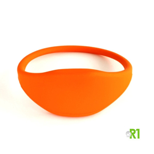 MF1TG-BRO: N.50 tags braccialetto Mifare 1k, bracciale 60 mm. Colore arancio € 1,04 cad