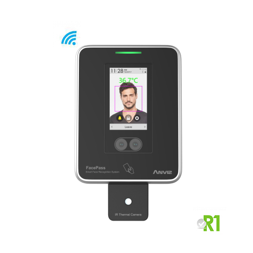 Anviz FACEPASS 7 IRT: Termoscanner Temperatura Corporea (fronte), Riconoscimento Facciale, Card, Wi-fi.