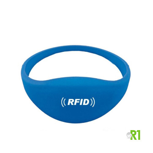 RFTG-BRB: confezione da N.50 braccialetti RFID diam. 60 mm. Colore blu € 0,86 cad