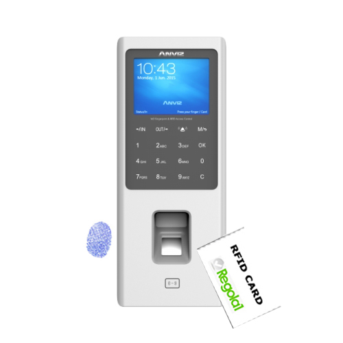Anviz W2 Ricondizionato è biometrico, RFID, codice PIN (garanzia 12 mesi).