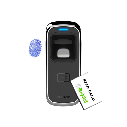 Anviz M5 lettore biometrico Ricondizionato. Garanzia 12 mesi. RFID EM card, IP65 (esterno). SC011 incluso (relè remotato). 